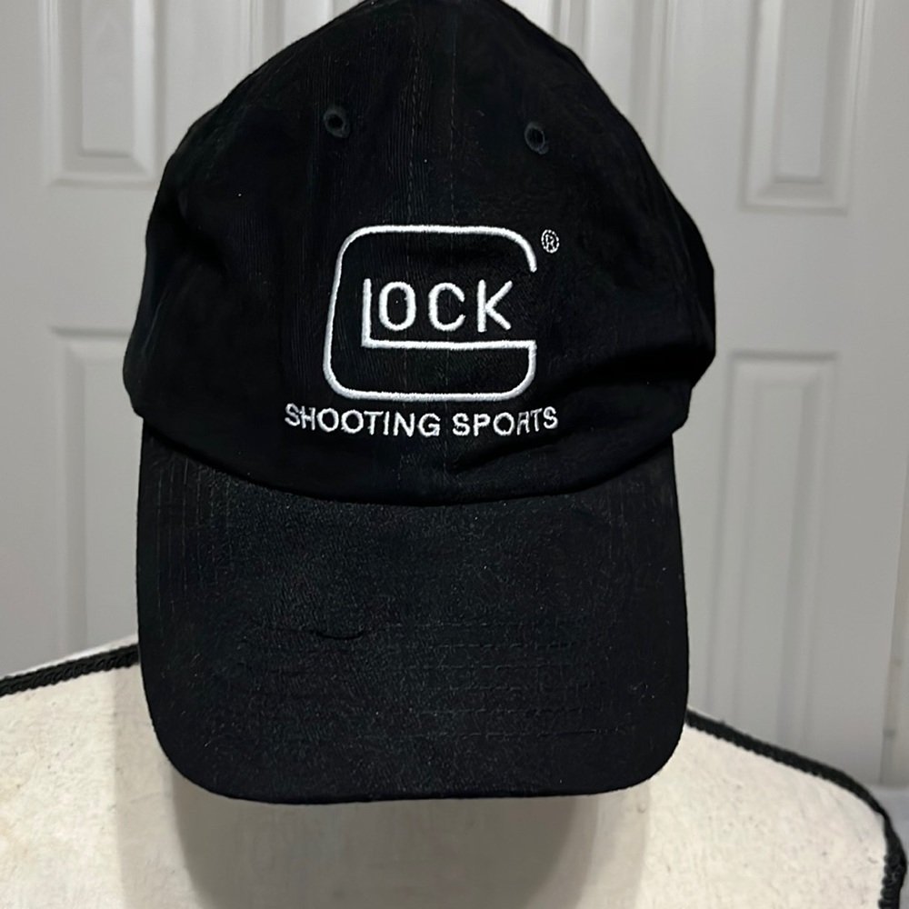 Glock black gun shooting sports cap hat